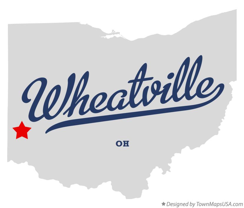 Map of Wheatville Ohio OH
