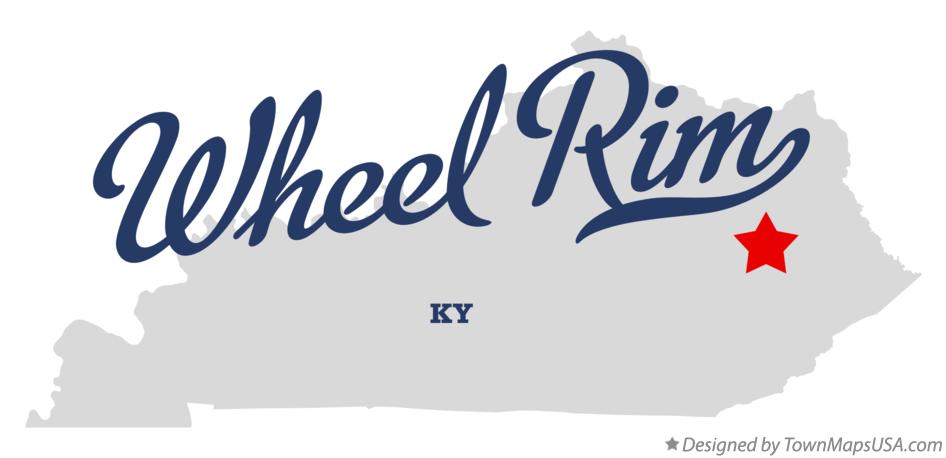 Map of Wheel Rim Kentucky KY