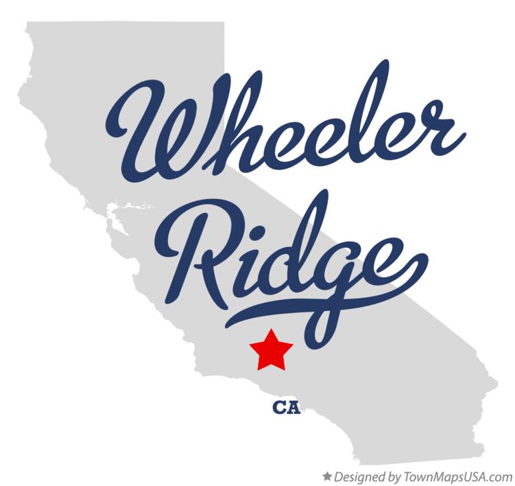 Map of Wheeler Ridge California CA