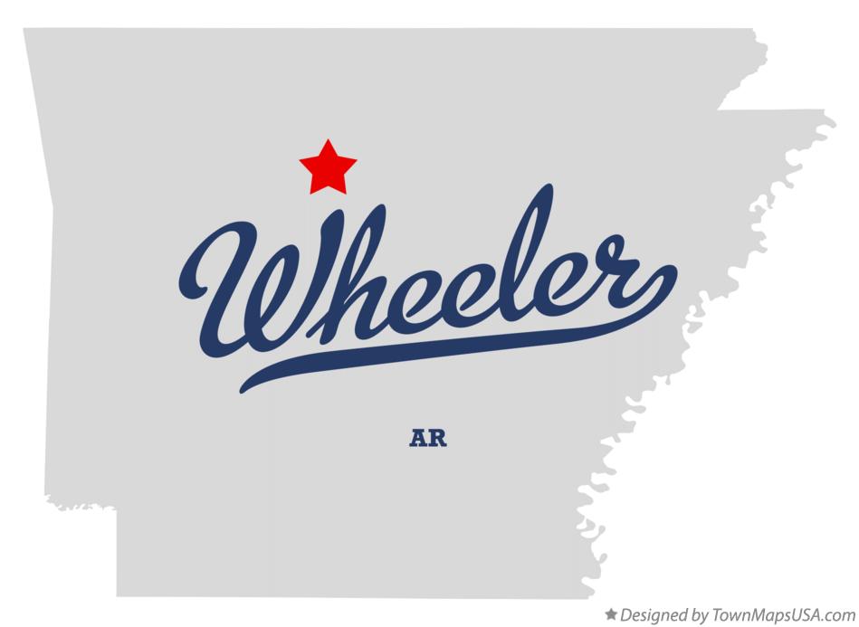 Map of Wheeler Arkansas AR