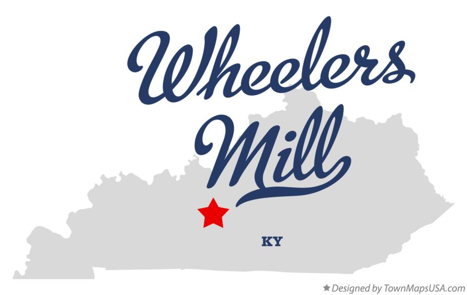 Map of Wheelers Mill Kentucky KY