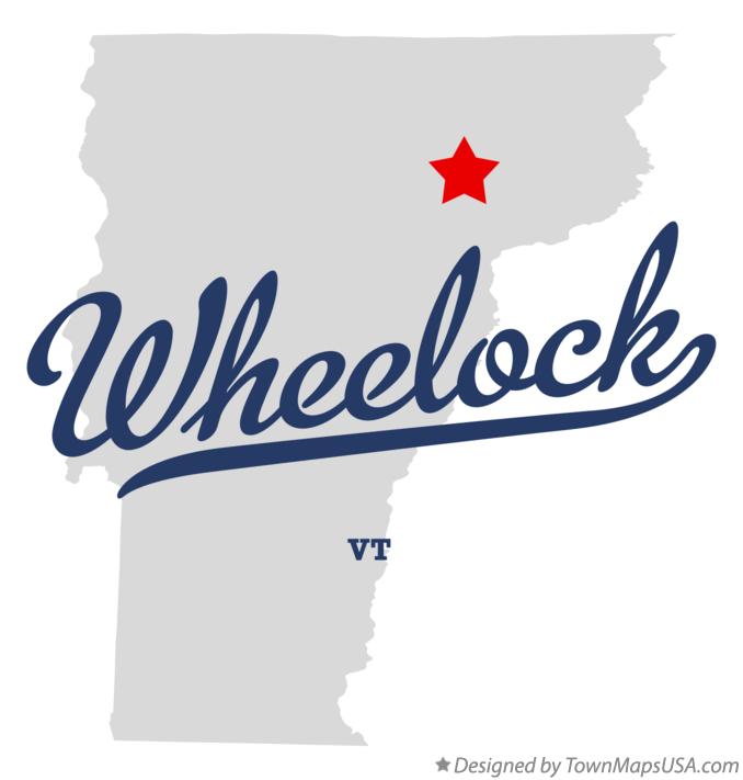 Map of Wheelock Vermont VT