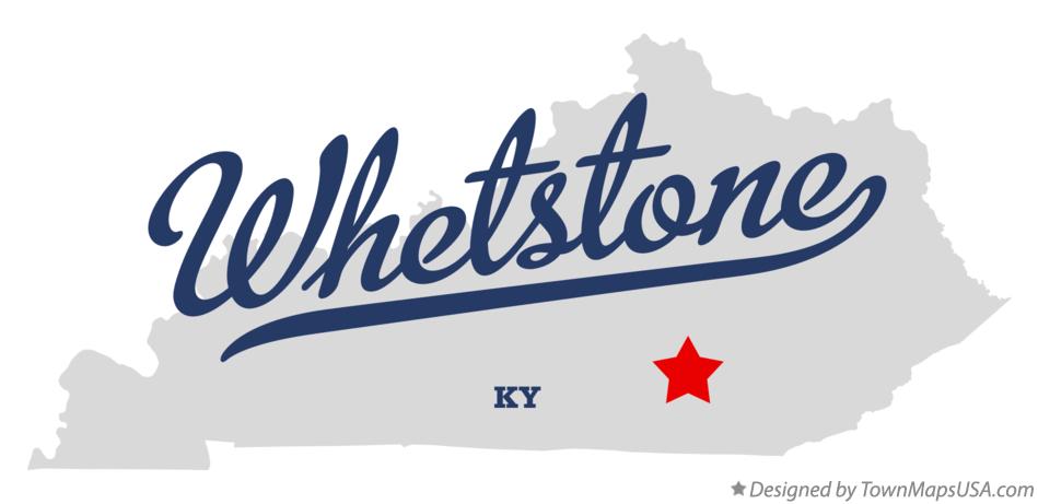 Map of Whetstone Kentucky KY