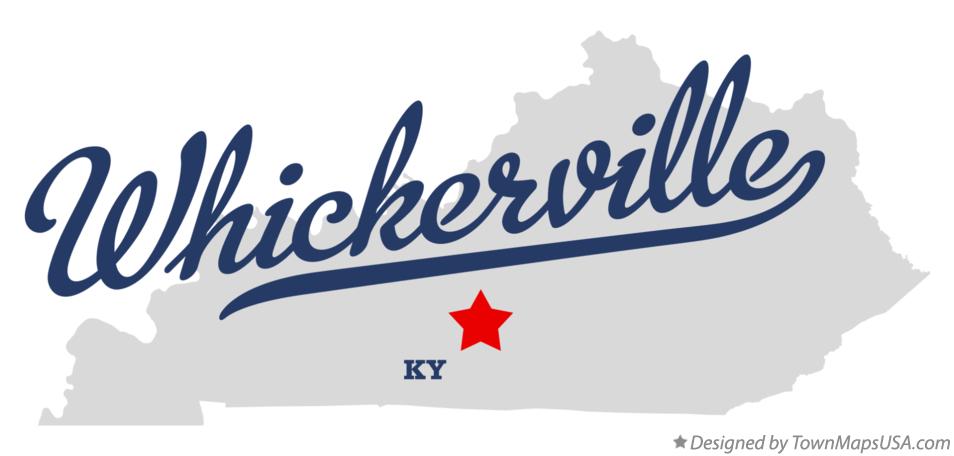 Map of Whickerville Kentucky KY
