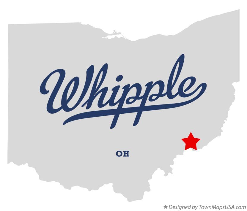 Map of Whipple Ohio OH