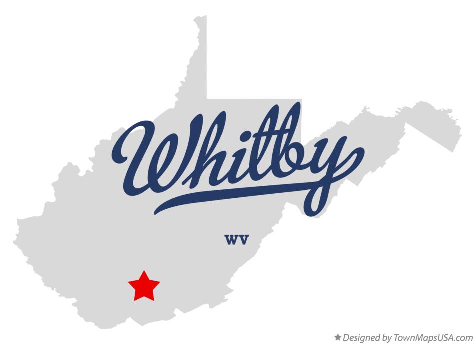 Map of Whitby West Virginia WV