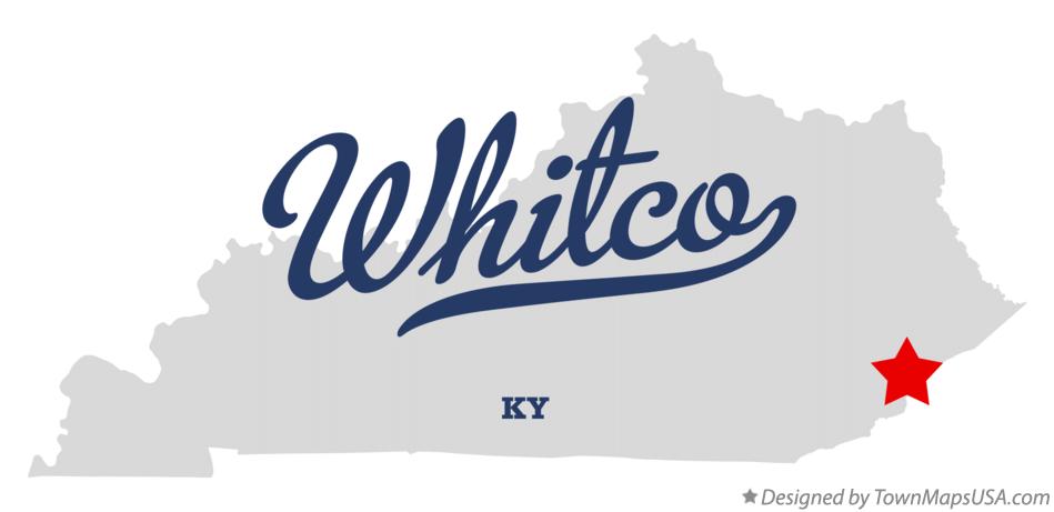 Map of Whitco Kentucky KY