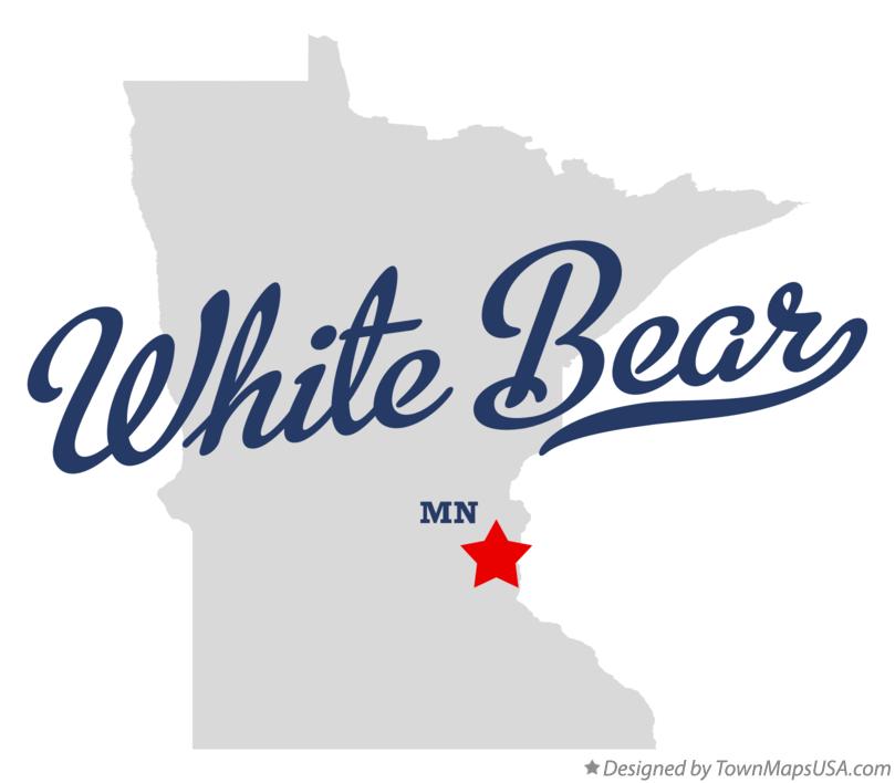 Map of White Bear Minnesota MN