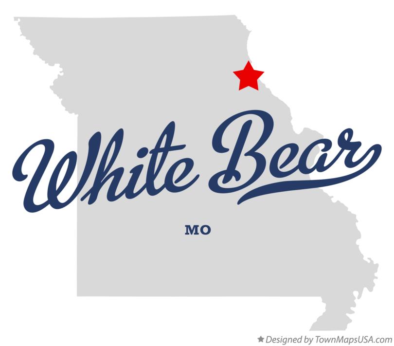 Map of White Bear Missouri MO