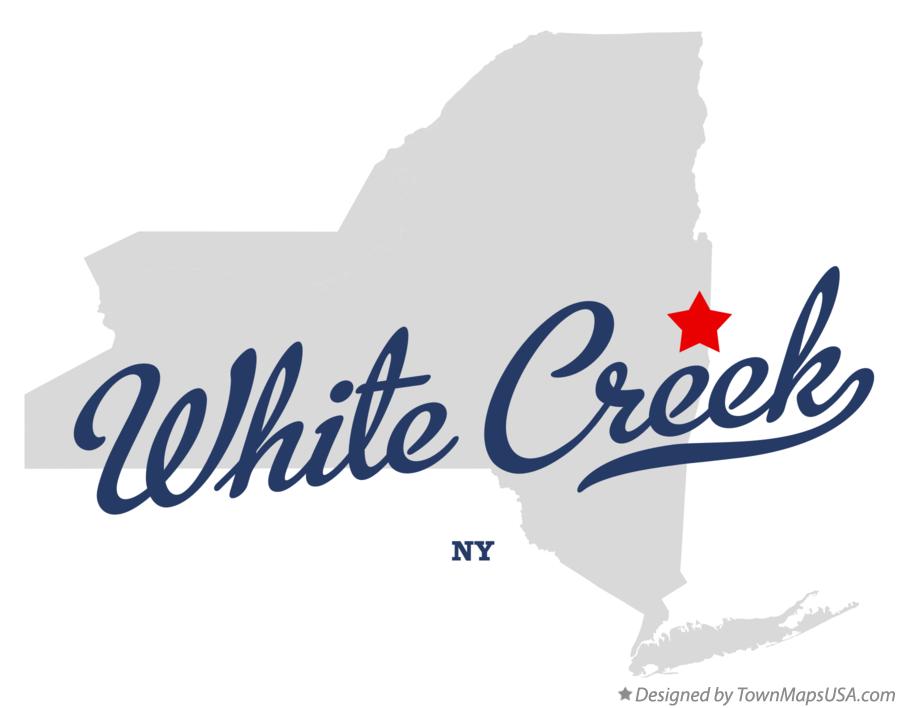 Map of White Creek New York NY