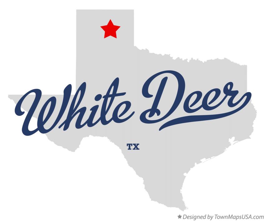 Map of White Deer Texas TX