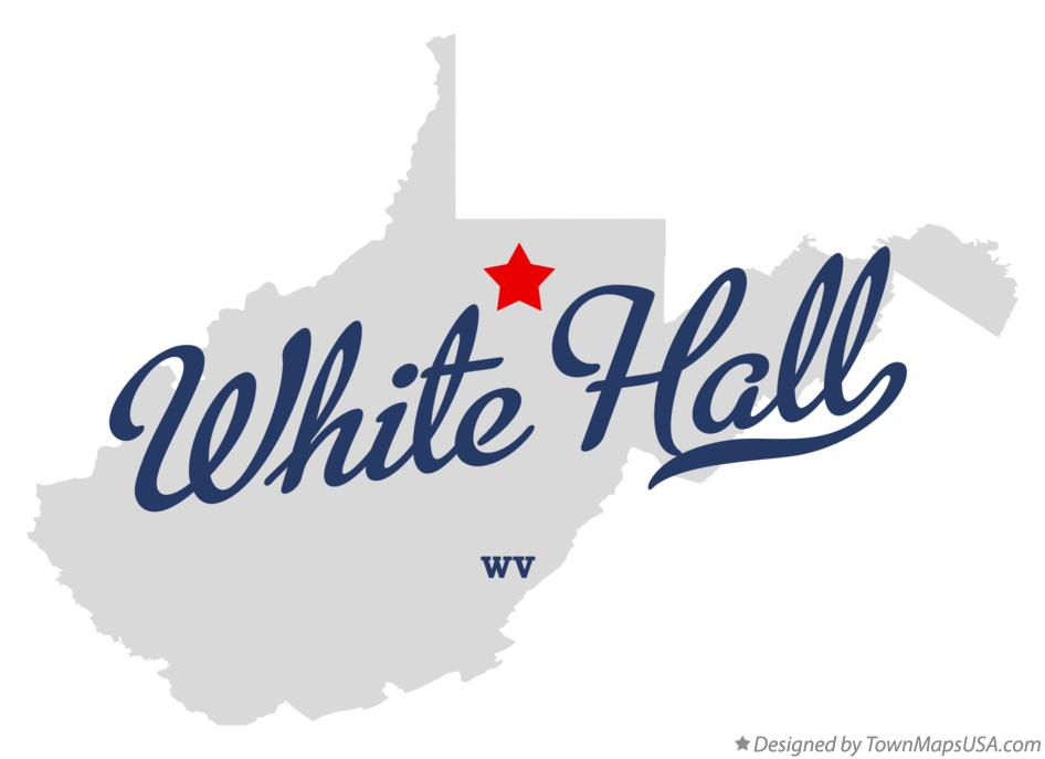 Map of White Hall West Virginia WV