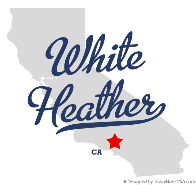 Map of White Heather California CA