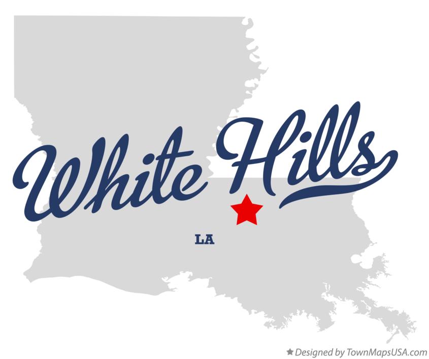 Map of White Hills Louisiana LA