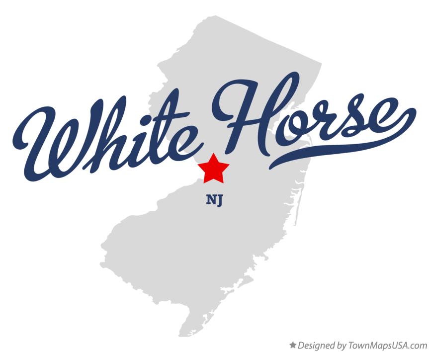 Map of White Horse New Jersey NJ