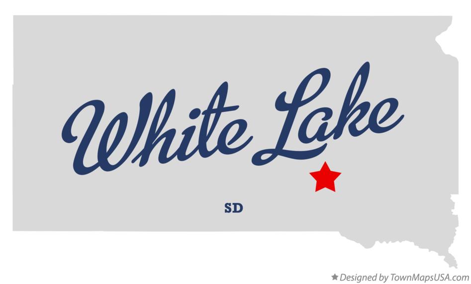 Map of White Lake South Dakota SD