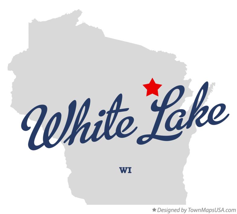 Map of White Lake Wisconsin WI