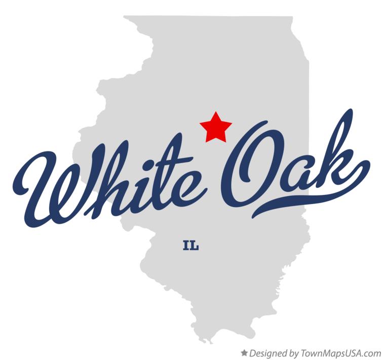 Map of White Oak Illinois IL