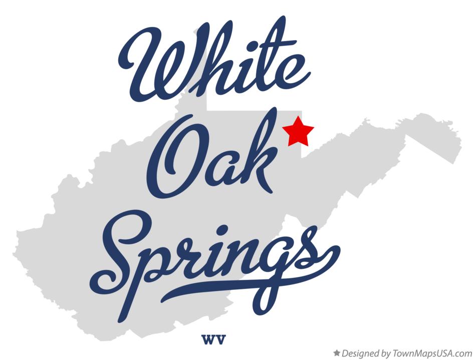 Map of White Oak Springs West Virginia WV