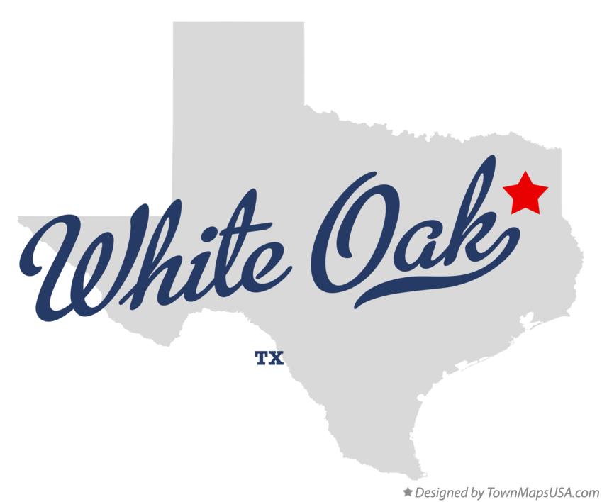 Map of White Oak Texas TX