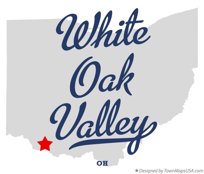 Map of White Oak Valley Ohio OH