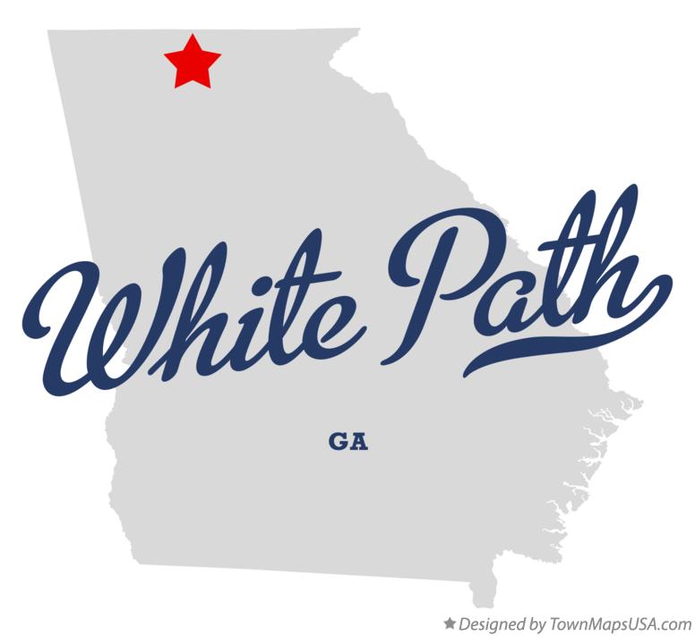 Map of White Path Georgia GA