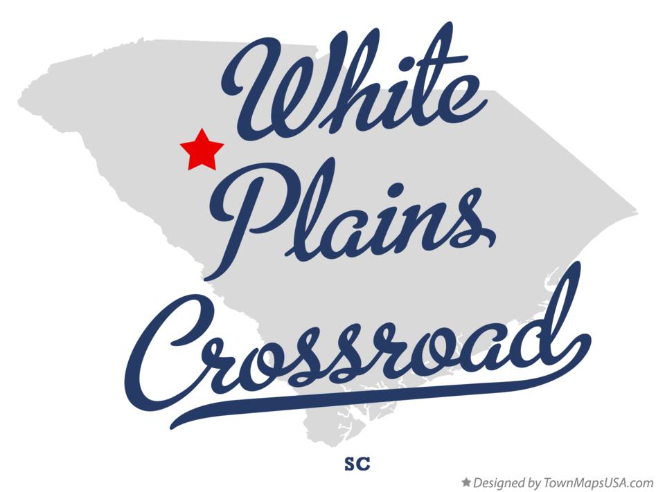 Map of White Plains Crossroad South Carolina SC