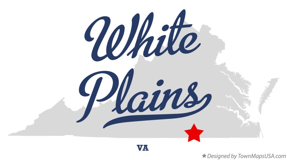 Map of White Plains Virginia VA