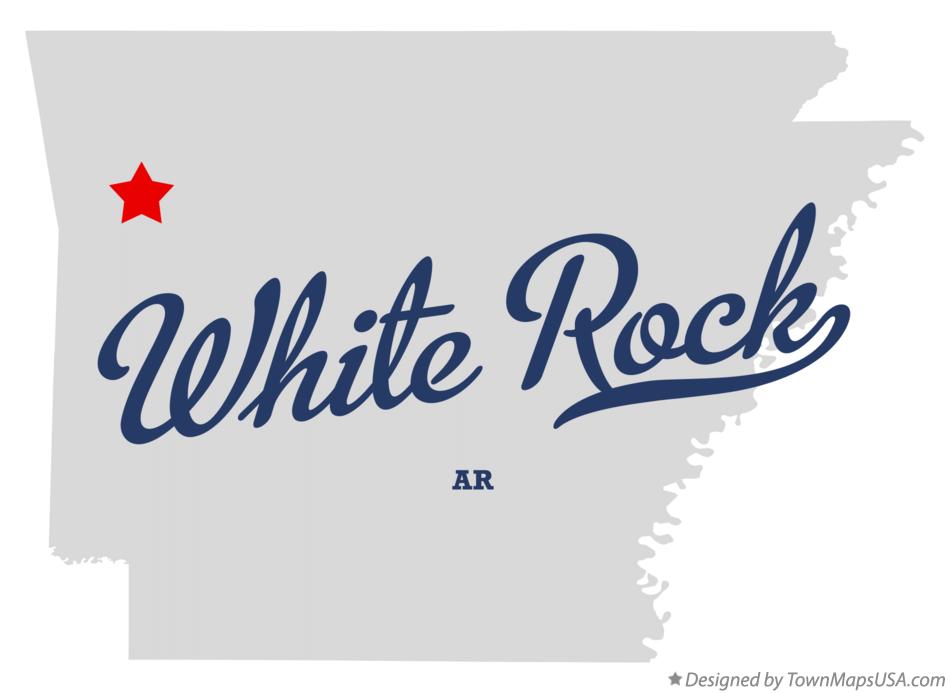 Map of White Rock Arkansas AR