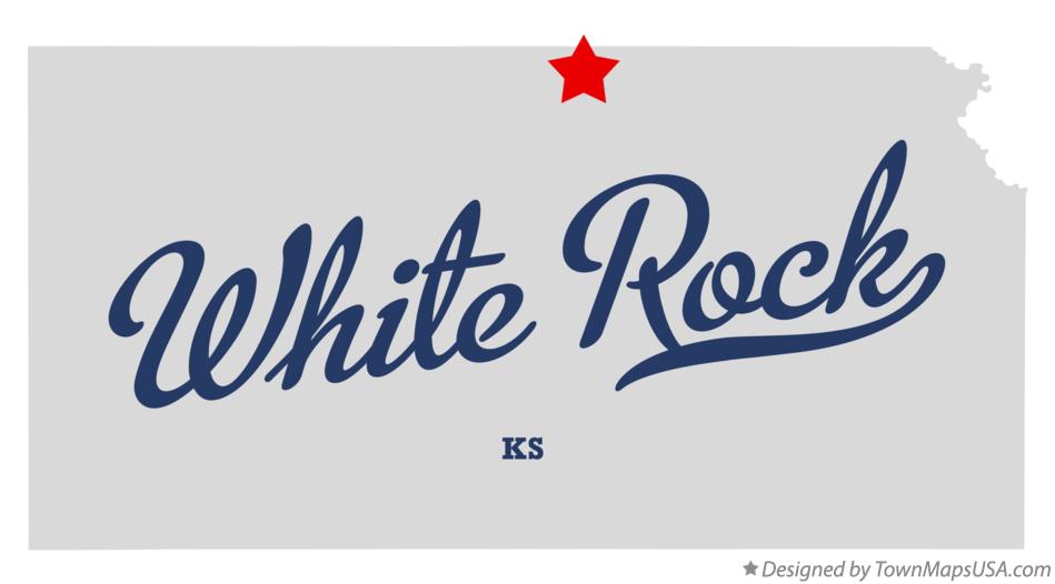 Map of White Rock Kansas KS