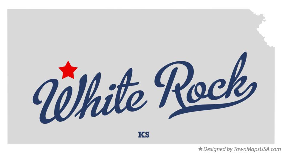 Map of White Rock Kansas KS