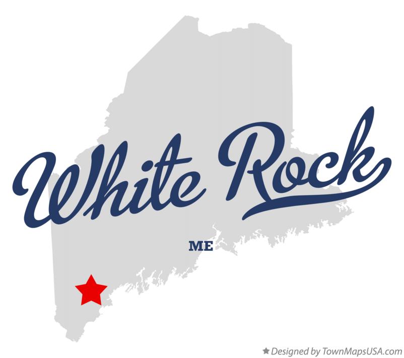 Map of White Rock Maine ME