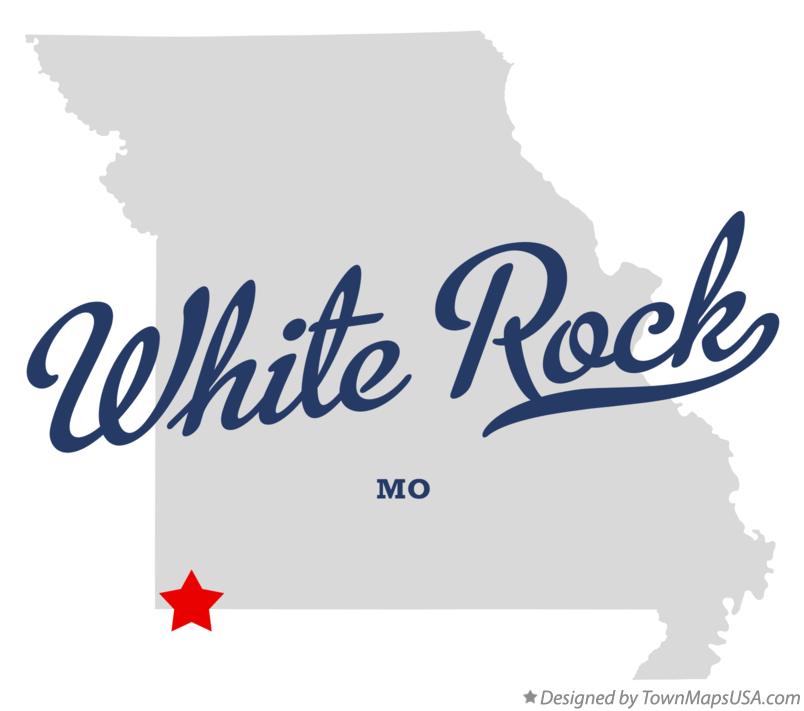 Map of White Rock Missouri MO