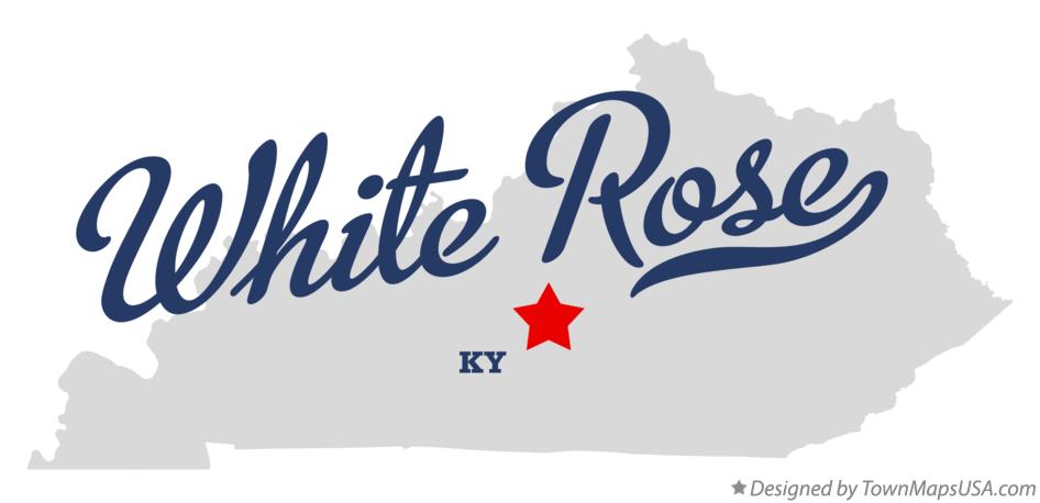 Map of White Rose Kentucky KY