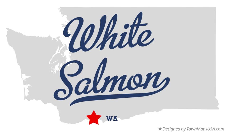 Map of White Salmon Washington WA
