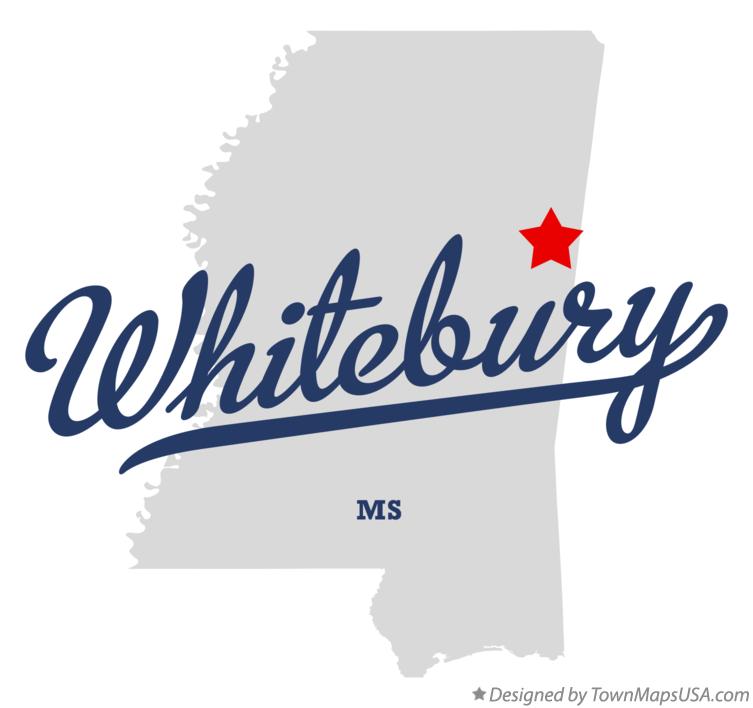 Map of Whitebury Mississippi MS