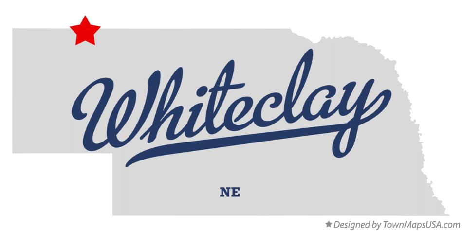 Map of Whiteclay Nebraska NE
