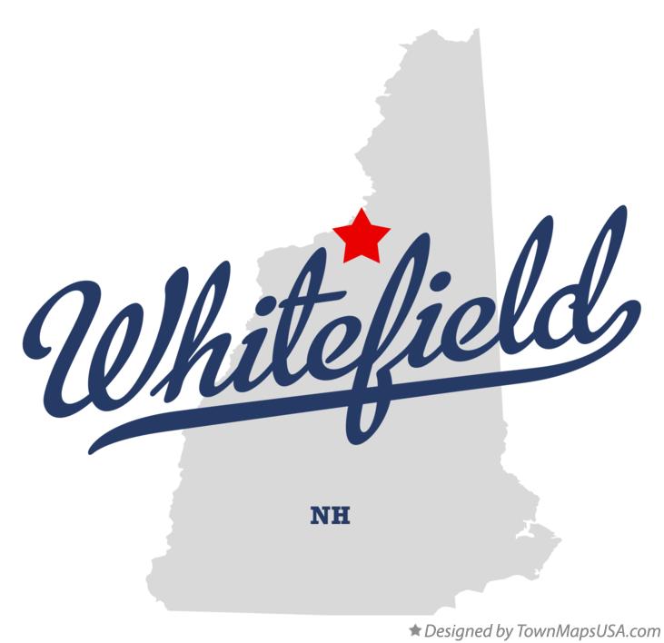 Map of Whitefield New Hampshire NH