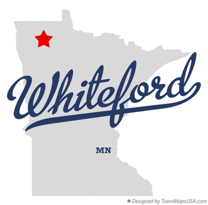 Map of Whiteford Minnesota MN