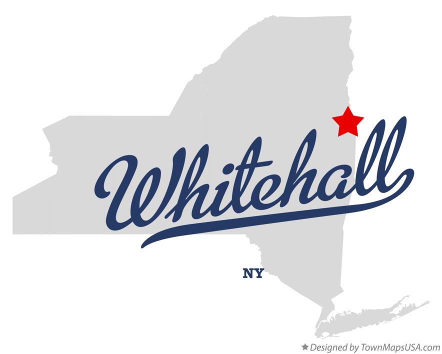 Map of Whitehall New York NY