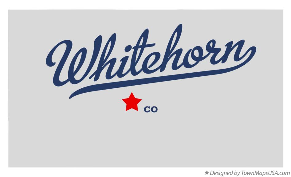 Map of Whitehorn Colorado CO