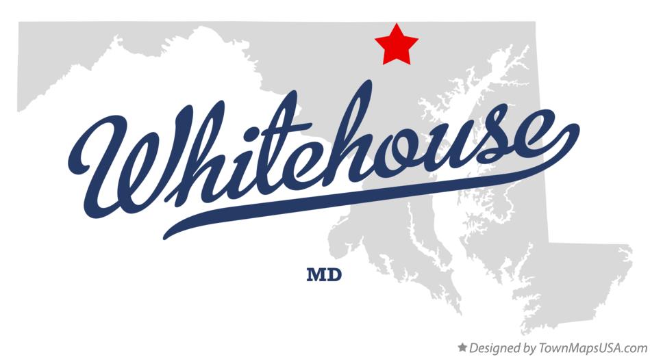 Map of Whitehouse Maryland MD