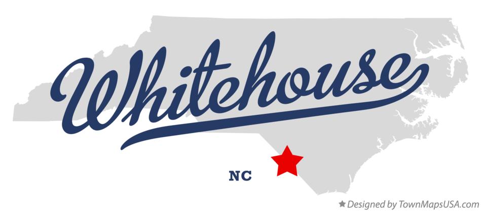 Map of Whitehouse North Carolina NC