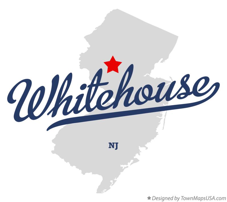 Map of Whitehouse New Jersey NJ