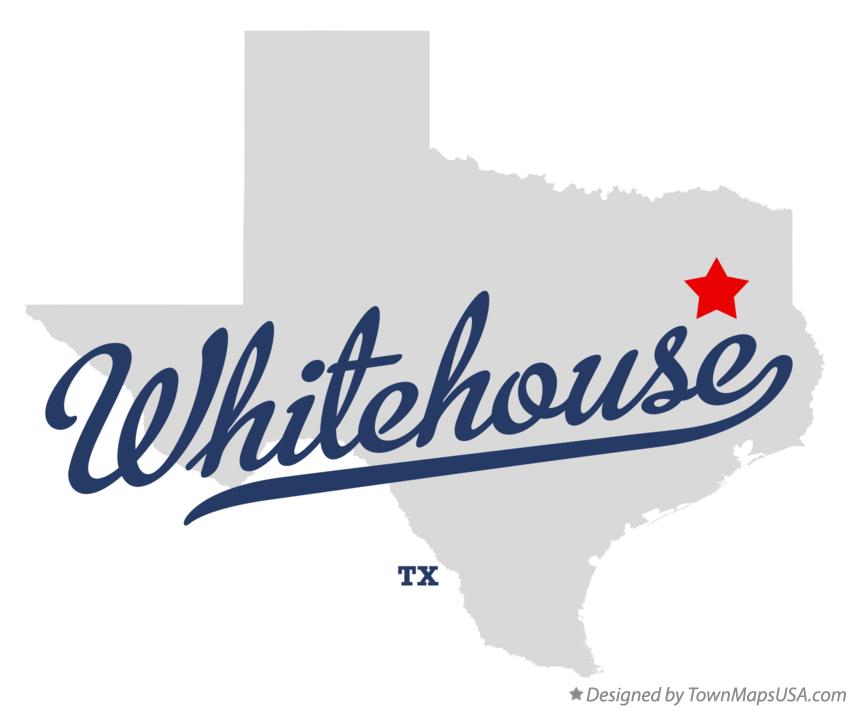 Map of Whitehouse Texas TX
