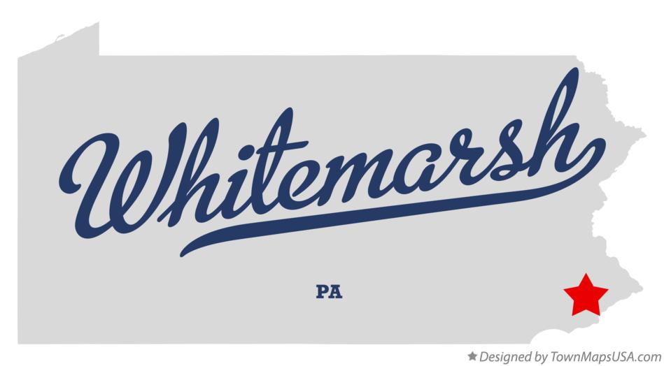 Map of Whitemarsh Pennsylvania PA