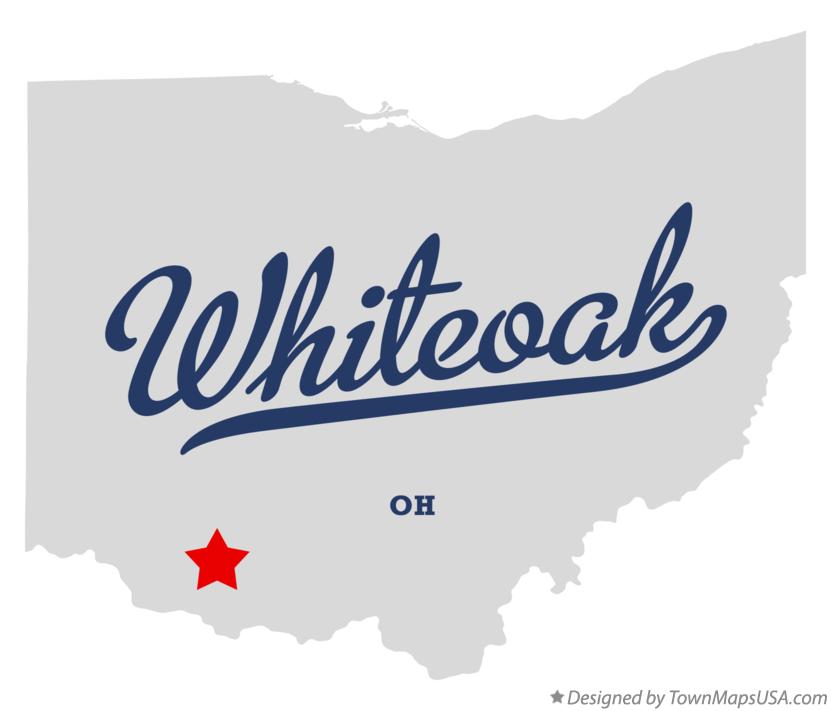 Map of Whiteoak Ohio OH