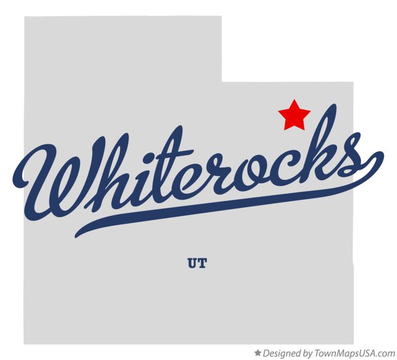 Map of Whiterocks Utah UT