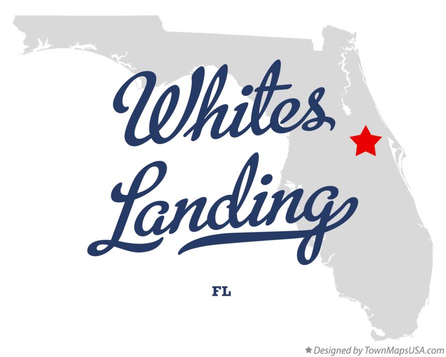 Map of Whites Landing Florida FL