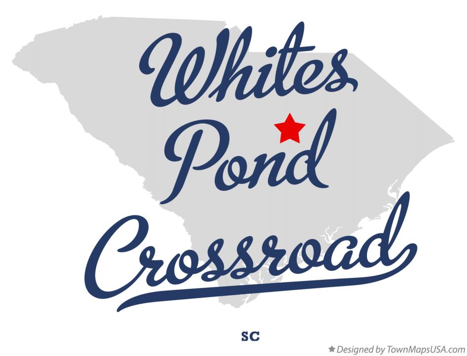 Map of Whites Pond Crossroad South Carolina SC
